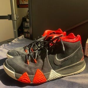 Nike Kyrie 4 Red and Black